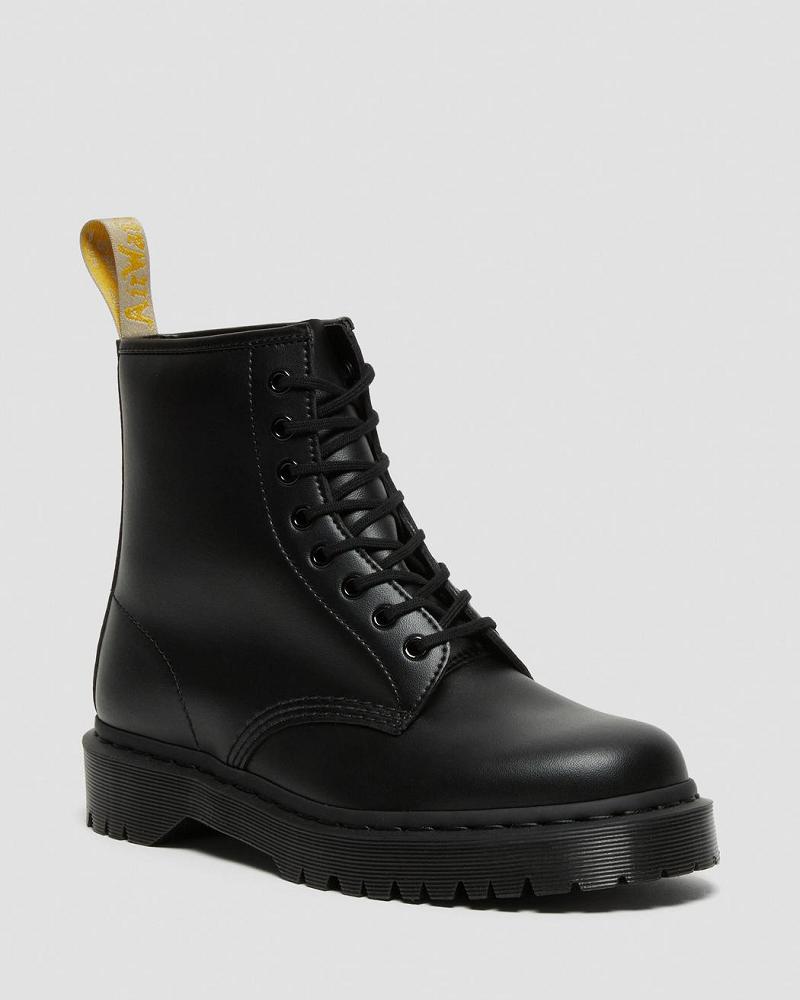 Men\'s Dr Martens Vegan 1460 Bex Mono Lace Up Boots Black | AU 543HAP